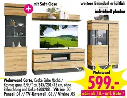Möbel Boss Wohnwand corte Angebot