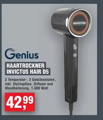 Handelshof Genius HAARTROCKNER INVICTUS HAIR D5 Angebot