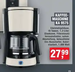 Handelshof SEVERIN KAFFEE- MASCHINE KA 9575 Angebot