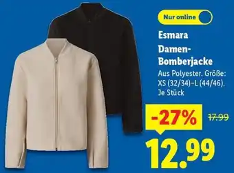 Lidl Esmara Damen Bomberjacke Angebot