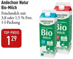 Galeria Markthalle Andechser Natur Bio-Milch Angebot