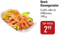 Galeria Markthalle Beeck Riesengarnelen Angebot
