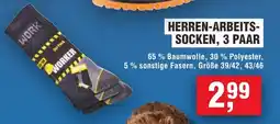 Handelshof HERREN-ARBEITS- SOCKEN, 3 PAAR Angebot