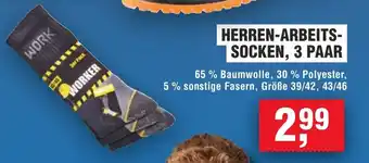Handelshof HERREN-ARBEITS- SOCKEN, 3 PAAR Angebot