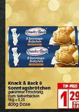 Elli Markt Knack&back Sonntagsbrötchen Angebot