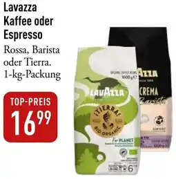 Galeria Markthalle Lavazza Kaffee oder Espresso Angebot