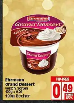 Elli Markt Ehrmann Grand Dessert Angebot