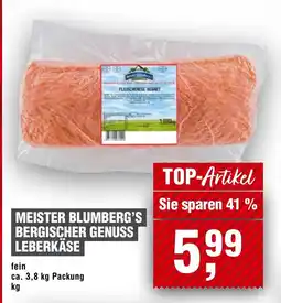 Handelshof MEISTER BLUMBERG'S BERGISCHER GENUSS LEBERKÄSE Angebot