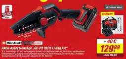 toom Baumarkt Einhell Akku-Astkettensäge,,GE-PS 18/15 Li Bag Kit" Angebot