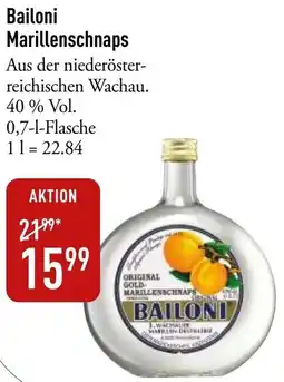 Galeria Markthalle Bailoni Marillenschnaps Angebot