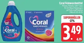 Edeka Coral Feinwaschmittel Angebot