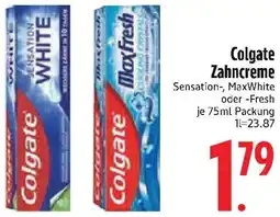 Edeka Colgate Zahncreme Angebot