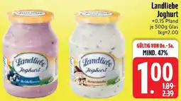 Edeka Landliebe Joghurt Angebot