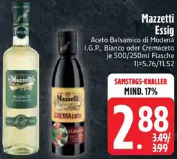 Edeka Mazzetti Essig Angebot