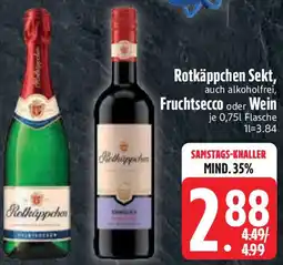 Edeka Rotkäppchen Sekt, Fruchtsecco oder Wein Angebot