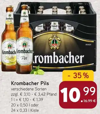 Dornseifer Krombacher Pils Angebot