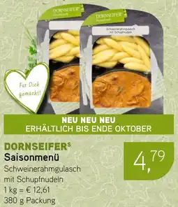Dornseifer DORNSEIFERS Saisonmenü Angebot