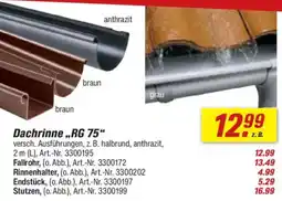toom Baumarkt Dachrinne ,,RG 75" Angebot