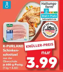 Kaufland K-PURLAND Schinken- schnitzel Angebot