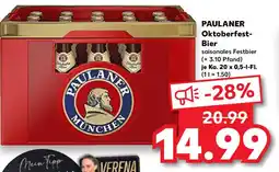 Kaufland PAULANER Oktoberfest- Bier Angebot