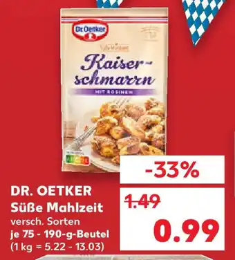Kaufland DR. OETKER Süße Mahlzeit Angebot