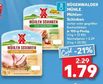 Kaufland RÜGENWALDER MÜHLE Mühlen- Schinken Angebot