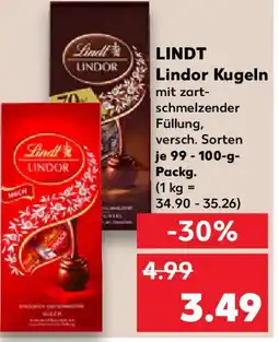 Kaufland LINDT Lindor Kugeln Angebot
