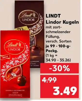 Kaufland LINDT Lindor Kugeln Angebot