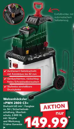 Kaufland PARKSIDE Walzenhäcksler PWH 2800 C3 Angebot
