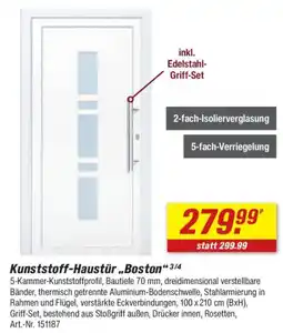toom Baumarkt Kunststoff-Haustür,,Boston" Angebot