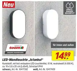 toom Baumarkt LED-Wandleuchte „Istanbul" Angebot