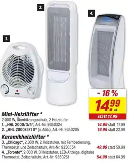 toom Baumarkt Keramikheizlüfter Angebot