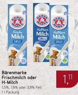 Dornseifer Bärenmarke Frischmilch oder H-Milch Angebot