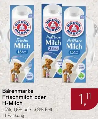 Dornseifer Bärenmarke Frischmilch oder H-Milch Angebot