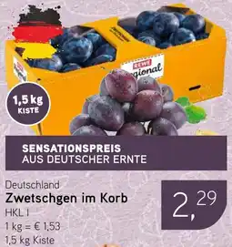 Dornseifer Zwetschgen im Korb Angebot