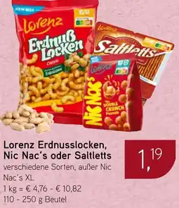 Dornseifer Lorenz Erdnusslocken, Nic Nac's oder Saltletts Angebot