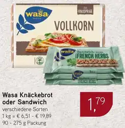 Dornseifer Wasa Knäckebrot oder Sandwich Angebot