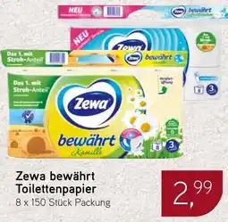 Dornseifer Zewa bewährt Toilettenpapier Angebot