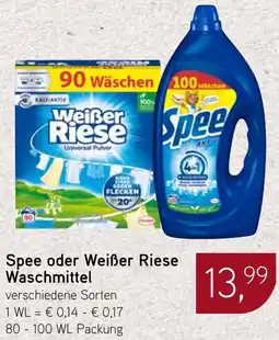 Dornseifer Spee oder Weißer Riese Waschmittel Angebot
