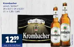 Getränkewelt Krombacher versch. sorten Angebot