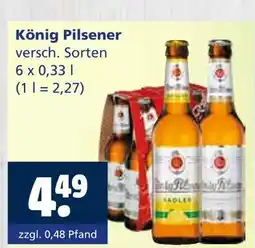 Getränkewelt König pilsener versch. sorten Angebot
