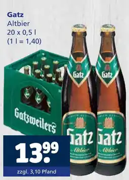 Getränkewelt Gatz altbier Angebot
