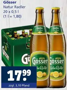 Getränkewelt Gösser natur radler Angebot