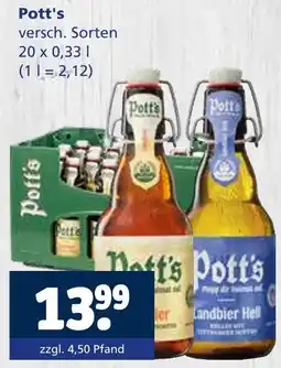 Getränkewelt Pott's landbier Angebot