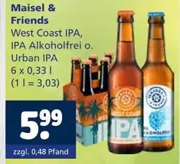 Getränkewelt Maisel & friends west coast ipa Angebot