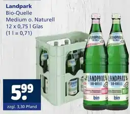 Getränkewelt Landpark bio-quelle medium o. naturell Angebot