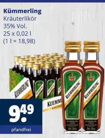 Getränkewelt Kümmerling kräuterlikör Angebot