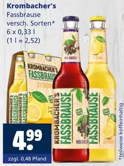 Getränkewelt Krombacher's fassbrause Angebot