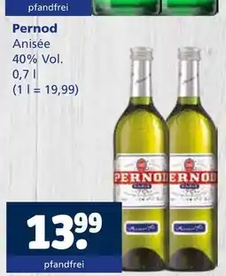 Getränkewelt Pernod anisée Angebot