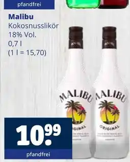 Getränkewelt Malibu kokosnusslikör Angebot